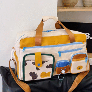 Colorful Multi-Pocket Duffel for Your Adventures